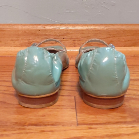 Matisse Turquoise Patent Leather Flats - Picture 2 of 4